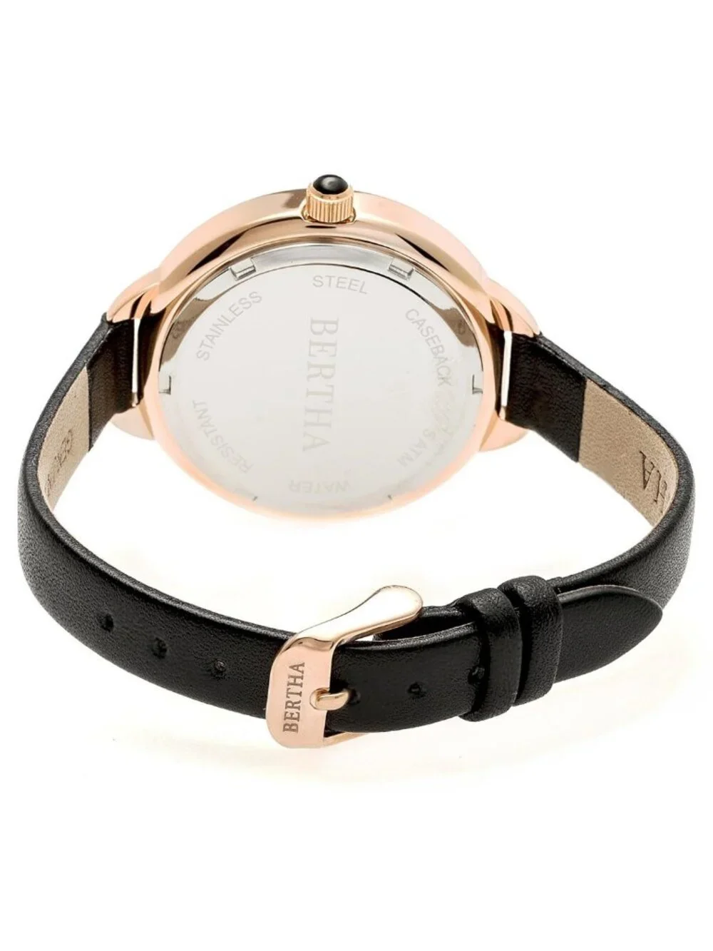 NWT Bertha Madison Black Dial Ladies Watch